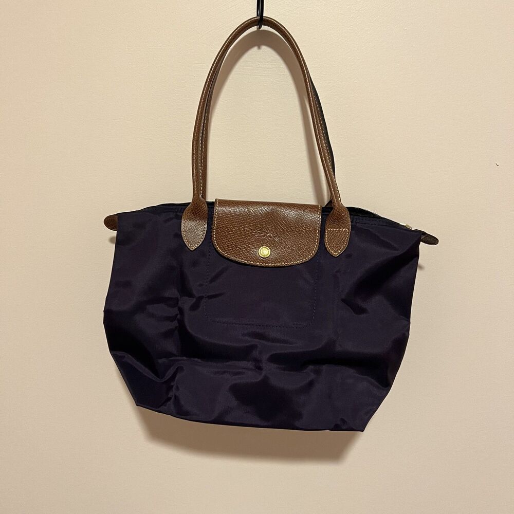 Longchamp Le Pliage Sac Shopping Small Shoulder Bag Purple - Picture 2 of 10